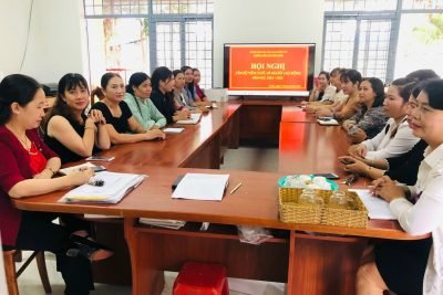 Tổ chức hội nghị cán bộ viên chức và ngừoi lao động năm học 2022-2023