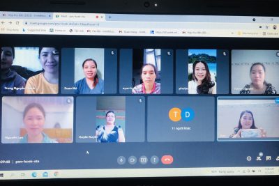 Ngày 2/8/2021 trường mẫu giáo Bình Minh tổ chức họp hội đồng sư phạm đầu năm học 2021-2022 (trực tuyến Google Meet)