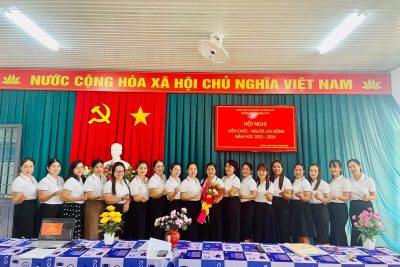 Ngày 9/10/2023 công đoàn trường Mẫu giáo Bình Minh tổ chức thành công hội nghị viên chức người lai động